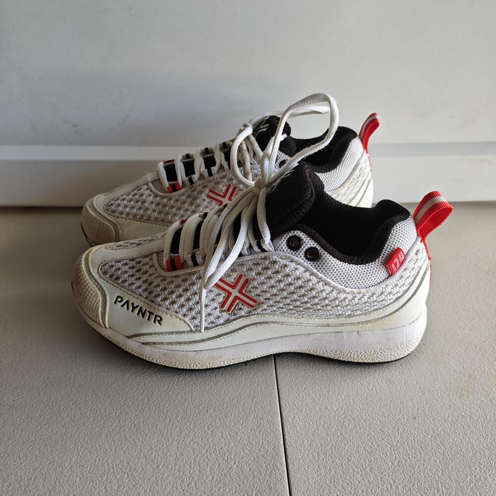 PAYNTR X Shoes Mens Size 5.5 White Mesh Low Top Spikeless Turf Athletic Sneakers